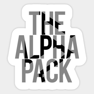 The Alpha Pack Sticker